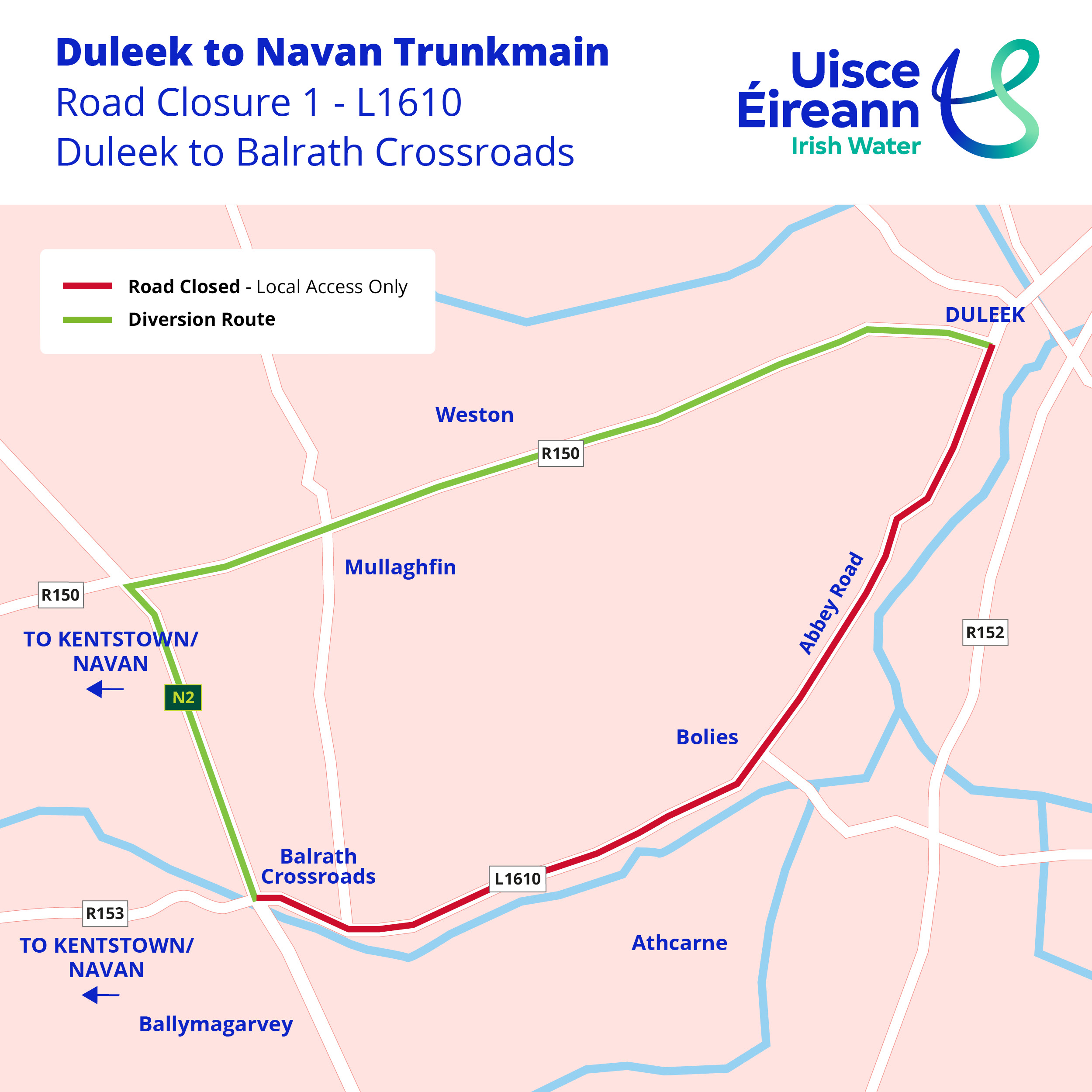 Duleek to Navan Road Closure