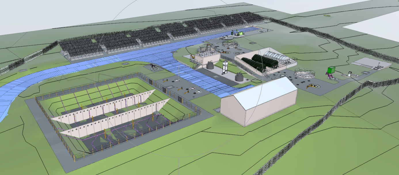 Castlemagner WWTP 3D Model