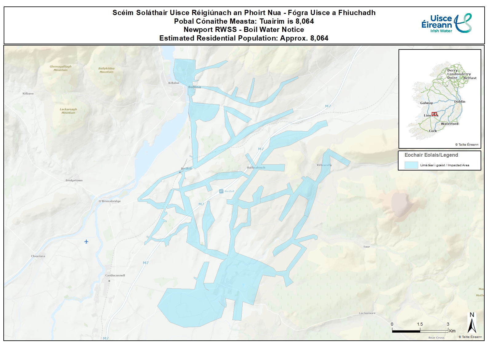 Newport Boil Water Notice Map