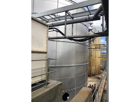 Anaerobic digester plant