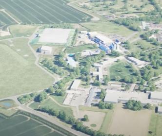 Artistic Representation of infrastructure site - Termination Point Reservoir (TPR)