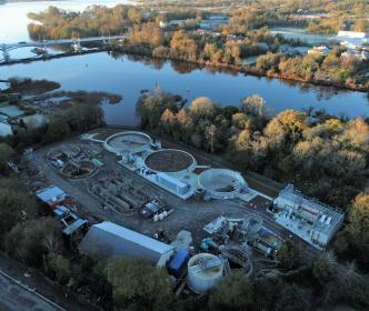 Aerial image Ballina WwTP