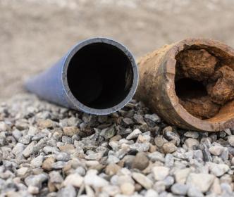 cast iron pipes