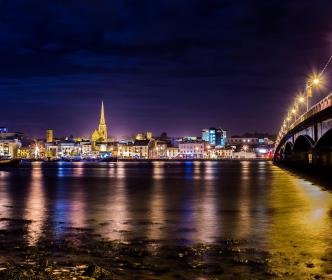 Wexford town at night